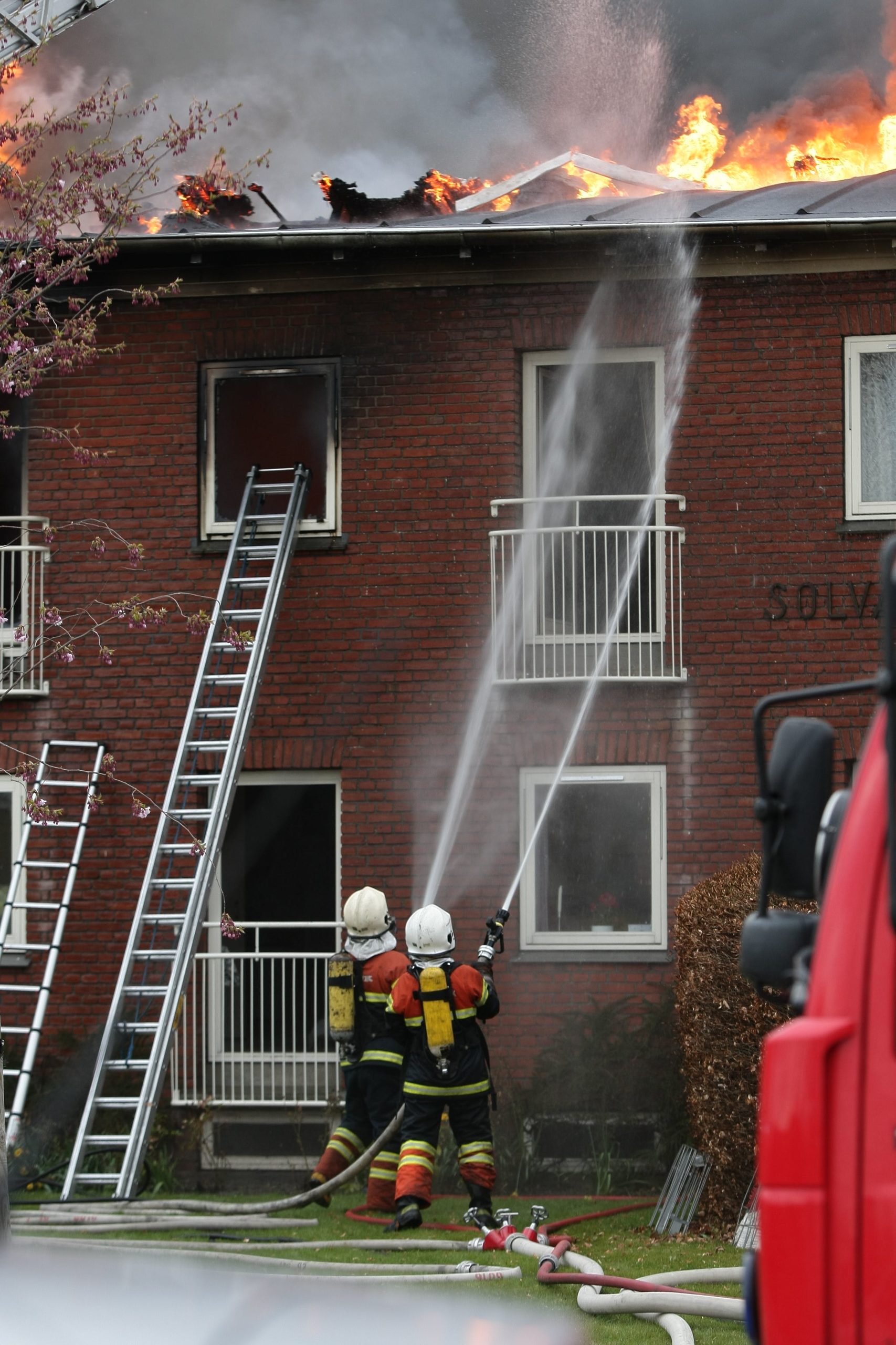 Un incendiu a izbucnit marți după-amiază la Hotelul Galia